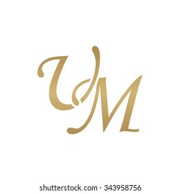 UM initial monogram logo