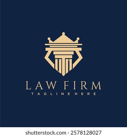 UM initial monogram logo for lawfirm vector design