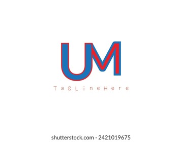 UM latter logo useful and unique latter