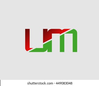 UM letter initial company M logo
