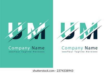 UM Letter Logo Vector Design Template Elements