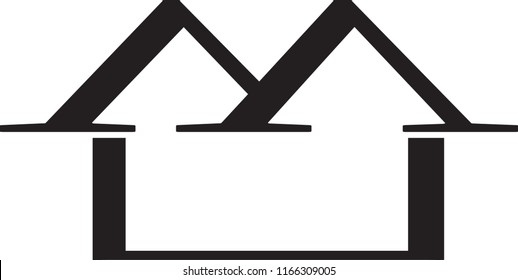 um letter vector logo