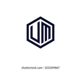 UM Logo design vector template