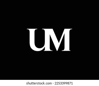 UM Logo design vector template