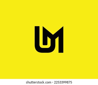 UM Logo design vector template