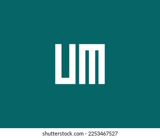 UM Logo design vector template