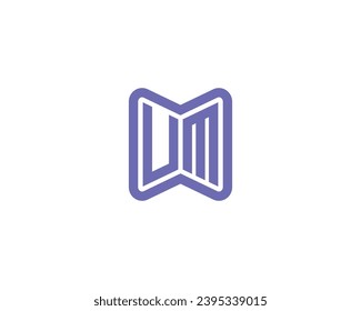 UM logo design vector template