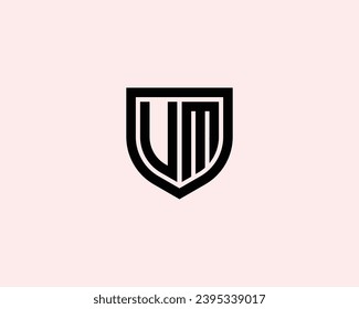 UM logo design vector template