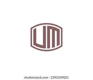 UM logo design vector template