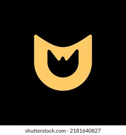 UM logo vector illustration isolated background