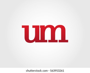 um lowercase logotype