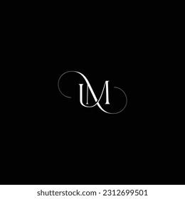 UM Luxury Fashion Logo Design