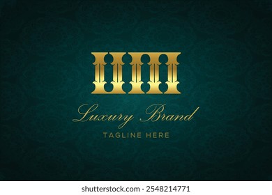 UM LUXURY LETTER LOGO DESIGN. It is a luxury letter monogram logo, this logo is made by combining two letters