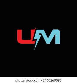 um minimal logo icon design vector