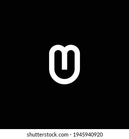 UM or MU abstract outstanding professional business awesome artistic branding company different colors illustration logo