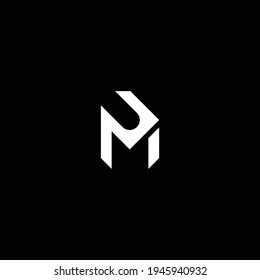 UM or MU abstract outstanding professional business awesome artistic branding company different colors illustration logo