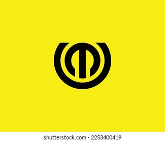 UM MU logo design vector template