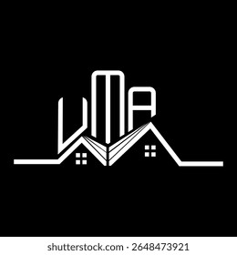 UMA Real State logo design, UMA simple and modern logo. UMA luxurious alphabet design  