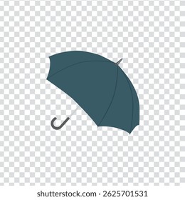 umberella vor dem regen zu schützen. umberella, Vektorsymbol, Entwurfsgrafik. umberella flach design vektor.
