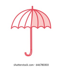 umbrella accessory isolated icon