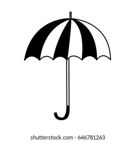 umbrella accessory isolated icon