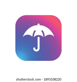 Umbrella - App Icon Button