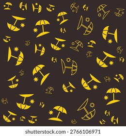 Umbrella art modern style trendy design ravishing vector background.eps