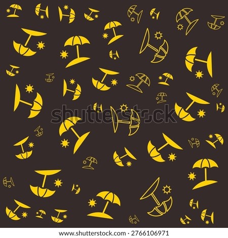 Umbrella art modern style trendy design ravishing vector background.eps
