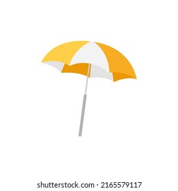 Umbrella beach icon. Vector illustration.