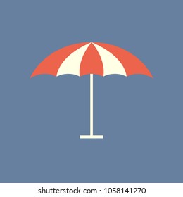 umbrella beach vector