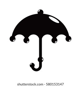 Umbrella black silhouette