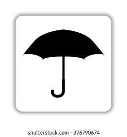 Umbrella  - black vector icon
