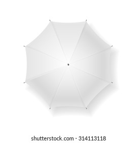 Umbrella blank. Can Be Used for Your Design. Vector illustration