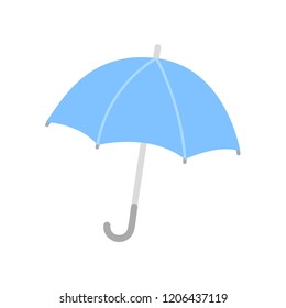 Blue Umbrella Vector Isolated Stock Vector (Royalty Free) 521178598