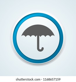 Umbrella button illustration