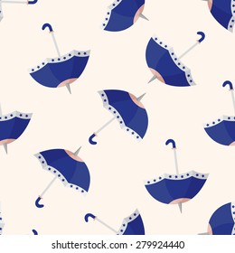 Umbrella , cartoon seamless pattern background