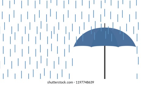 umbrella cartoon vector. rain. rain drop. wallpaper. background.