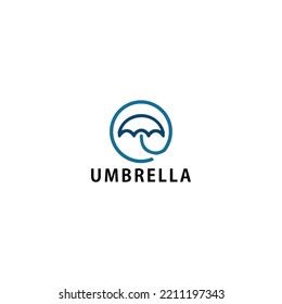 umbrella center Logo Design Template