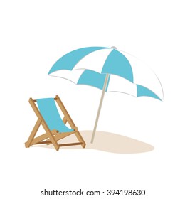 umbrella chair icon