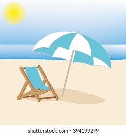 umbrella chair icon