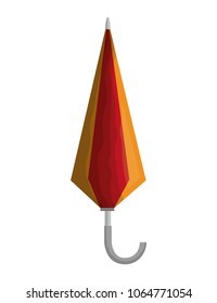 umbrella closed isolated icon