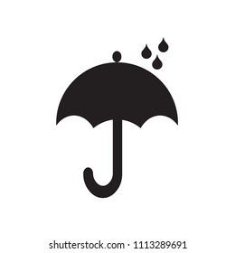 Umbrella closeup icon