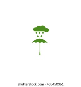 umbrella, cloud, rain, icon