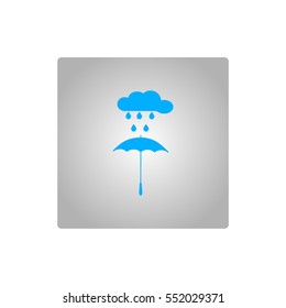 umbrella, cloud, rain, icon