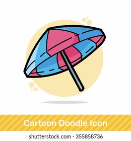 umbrella color doodle
