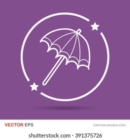 umbrella color doodle
