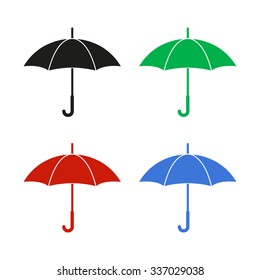 Umbrella - color vector icon