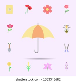 Umbrella colored icon. Universal set of nature for website design and development, app development