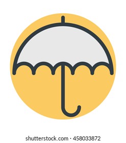 Umbrella Colored Vector Icon