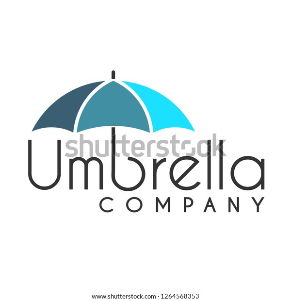 Umbrella Company Logo Design Stock Vector (royalty Free) 1264568353 